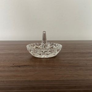 Vintage crystal jewelry holder